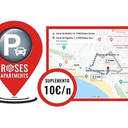 Roses Apartments Ocean 2 Habitaciones Vista Mar Lateral Exterior photo